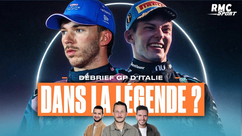 GASLY EN POLE ANTONELLI EN ROI MONZA HISTORIQUE Debrief F1 GP Italie 2343788