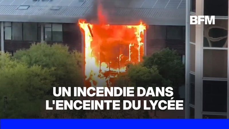Nantes: un incendie au sein du lycée Nelson Mandela