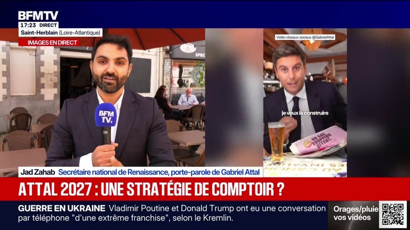 Opération "1.000 bistrots": "Il ne s'agit vraiment pas de faire la promotion de l'alcool", affirme Jad Zahab, secrétaire national de Renaissance
