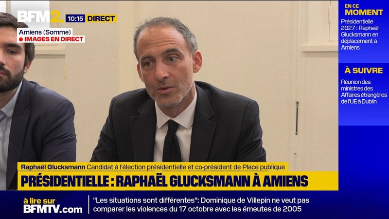 Présidentielle: "On n'a pas le droit de rater cette campagne", déclare Raphaël Glucksmann