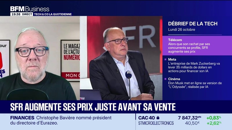 Le Débrief de la tech - Lundi 26 octobre
