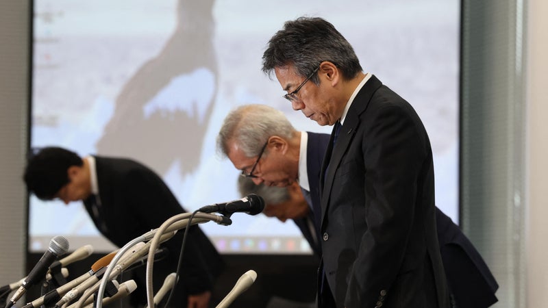 Ils ont falsifié des données sismiques pour faciliter le redémarrage de réacteurs nucléaires: deux dirigeants à la tête d'une centrale dans une région du Japon exposée aux séismes démissionnent