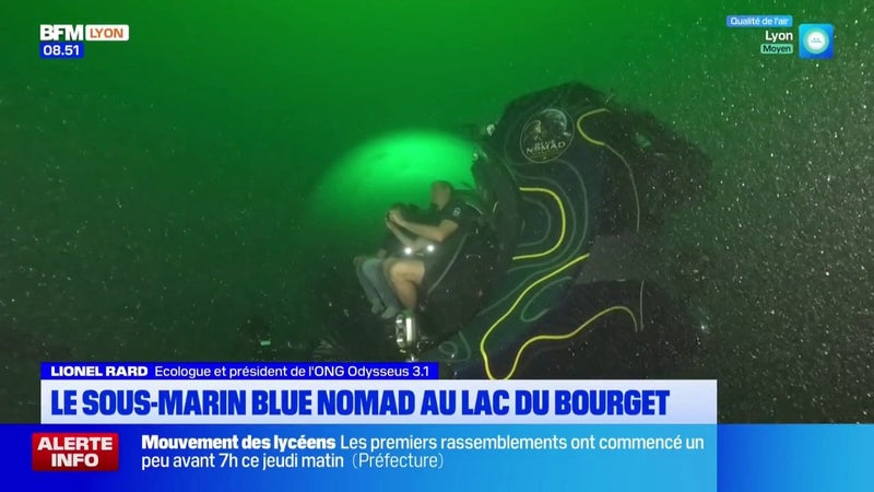 Le Café Climat: le sous-marin blue nomad au plus profond du Bourget