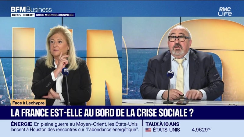 Emmanuel Lechypre face à Hedwige Chevrillon : La France est-elle au bord de la crise sociale ? - 14/09