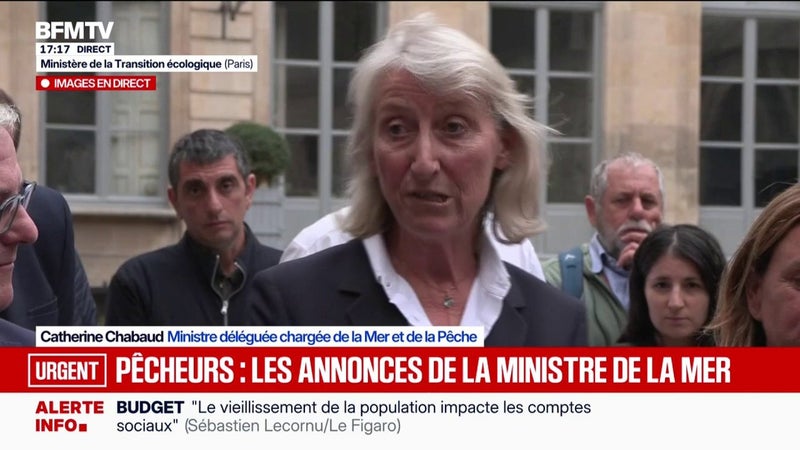Colère des pêcheurs: "On a eu une discussion constructive", assure Catherine Chabaud, ministre déléguée chargée de la Mer et de la Pêche