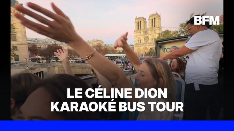 La RATP a organisé un “Karaoké Bus Tour” dans Paris pour célébrer Céline Dion