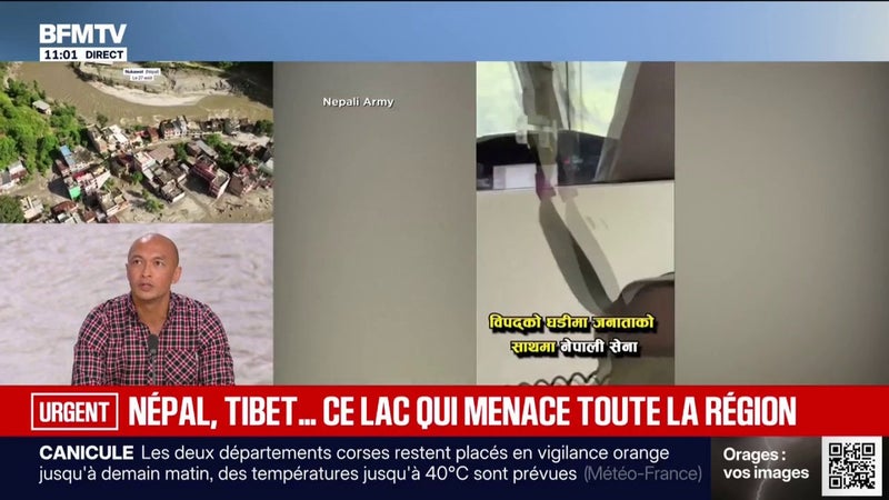 Crues au Népal et en Chine: "Le challenge, c'est l'accessibilité des sites sinistrés", explique Ely Sok, responsable de projet à "Médecins sans frontières"