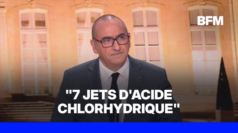 Colère lycéenne: Laurent Nuñez rapporte "7 jets d'acide chlorhydrique sur les forces de l'ordre"