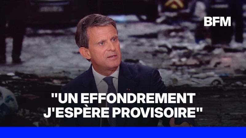 Violences du 17 octobre: "Nous avons vécu une forme d'effondrement de l'État", estime Manuel Valls