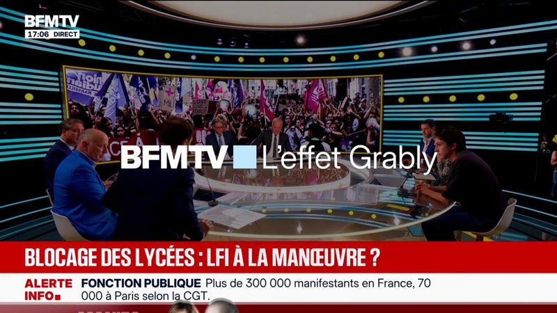 L'EFFET GRABLY - Blocage des lycées: La France insoumise est-elle à la manœuvre?