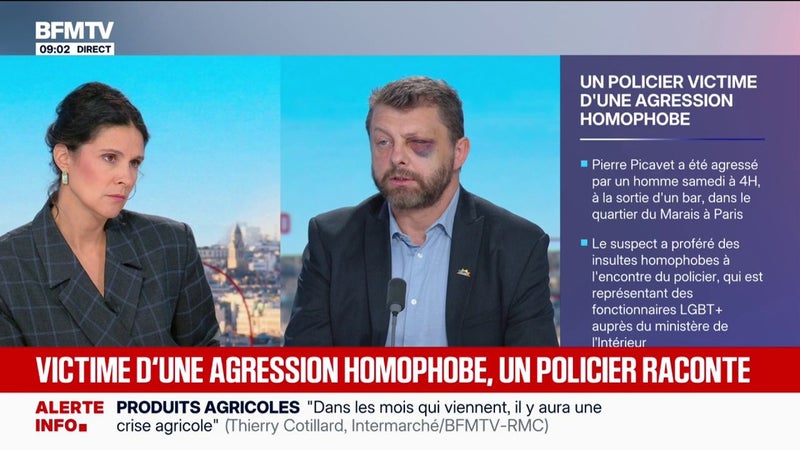 “Je vais te tuer”: Pierre Picavet, représentant des fonctionnaires LGBT+ auprès du ministère de l’Intérieur, victime d’une agression homophobe à Paris
