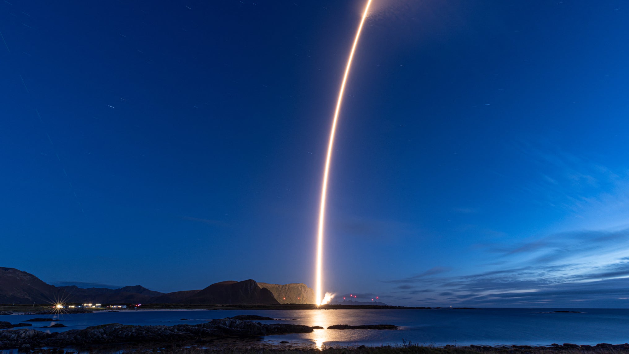La fusée Spectrum a décollé d'Andoya, au nord du cercle polaire arctique.
La fusée Spectrum a décollé d'Andoya, au nord du cercle polaire arctique.