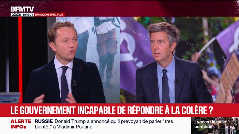 Mobilisation lycéenne: "Le retour à l'ordre est nécessaire", estime Maël de Calan, porte-parole d'Édouard Philippe