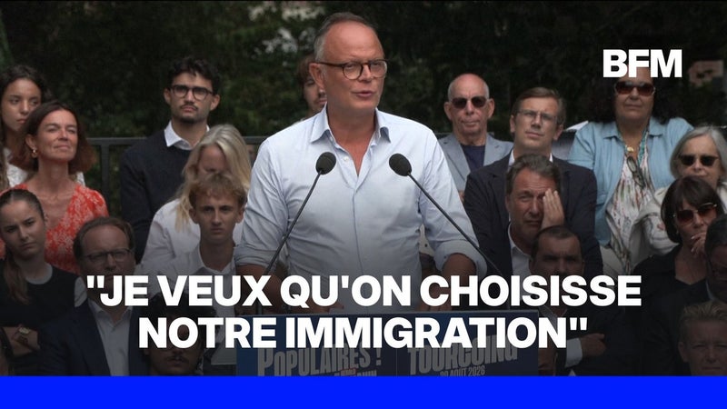 "Je veux qu'on choisisse notre immigration", estime Édouard Philippe, candidat à la présidentielle