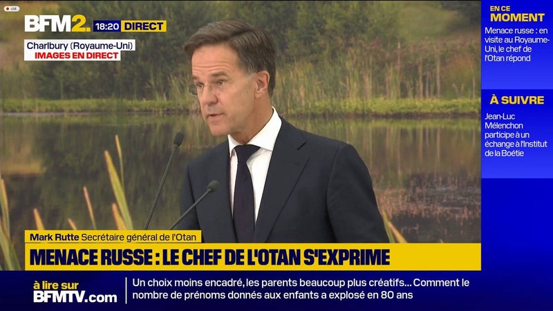 Le chef de l'Otan souligne que l'Alliance devient "plus européenne" et dépend moins des États-Unis