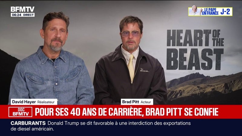 "C'était le rôle le plus exigeant physiquement que je n'ai jamais eu à jouer": Brad Pitt se confie à BFMTV pour la sortie de son dernier film