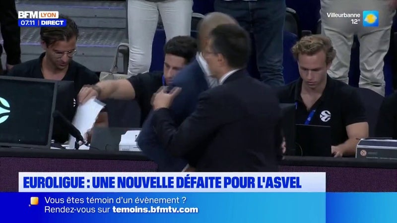 Euroligue : nouvelle défaite pour l'ASVEL