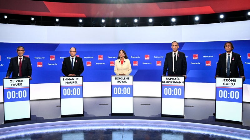 "Tu es habité par l'esprit de défaite": le deuxième débat de la primaire de la gauche, avec LFI comme "éléphant dans la pièce"