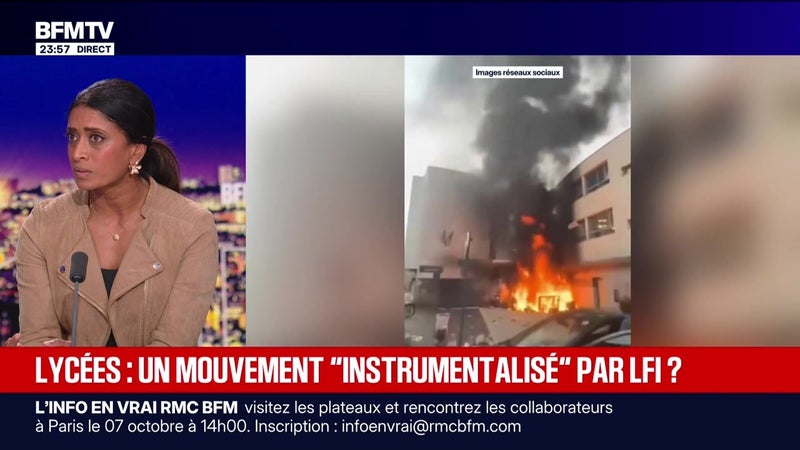 Lycées : un mouvement "instrumentalisé" par LFI ? - 28/09