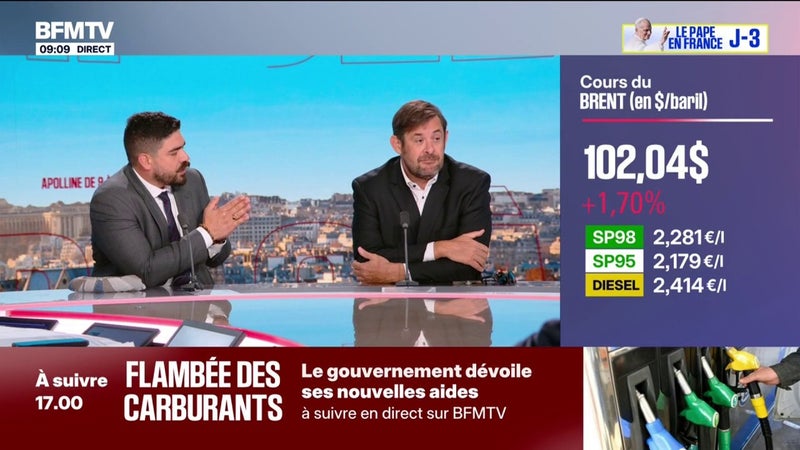 Crise des carburants: "On a énormément de Français qui sont obligés de choisir entre remplir le frigo et faire le plein d'essence", déplore Guillaume Kasbarian, député Ensemble
