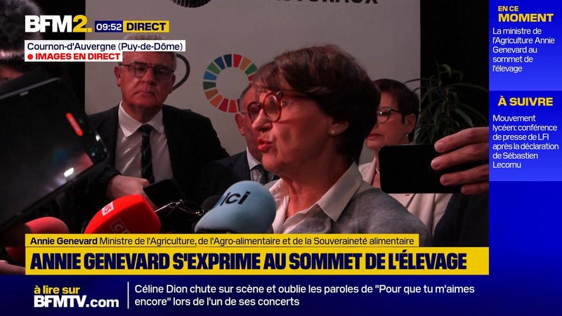 Sécheresse: la ministre de l'Agriculture annonce des "prêts à taux zéro" pour les agriculteurs