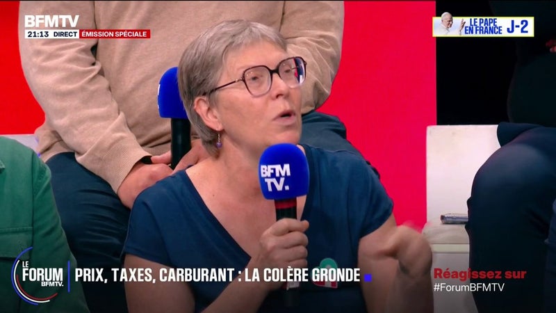 FORUM BFMTV - "C'est une aumône": Emmanuelle, infirmière libérale dans le Val d’Oise, réagit aux aides du gouvernement sur le carburant