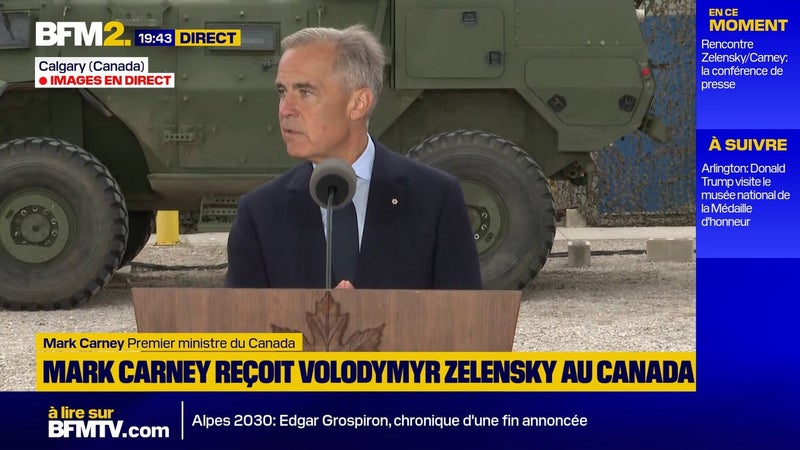 Guerre en Ukraine: "Il ne faut jamais faire confiance à Poutine", déclare Mark Carney