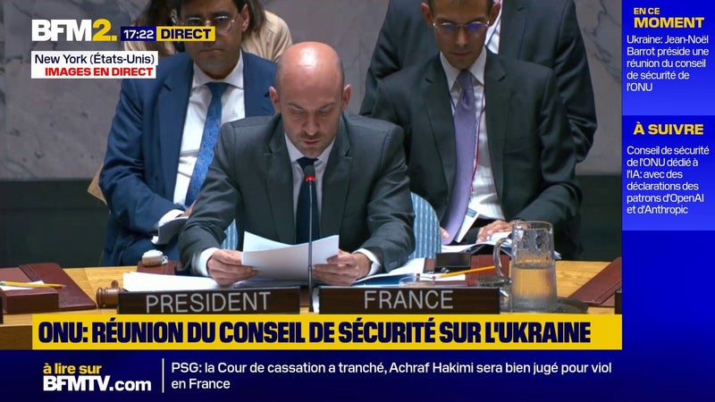 ONU: "Vladimir Poutine déshonore le siège de membre permanent de la Russie"