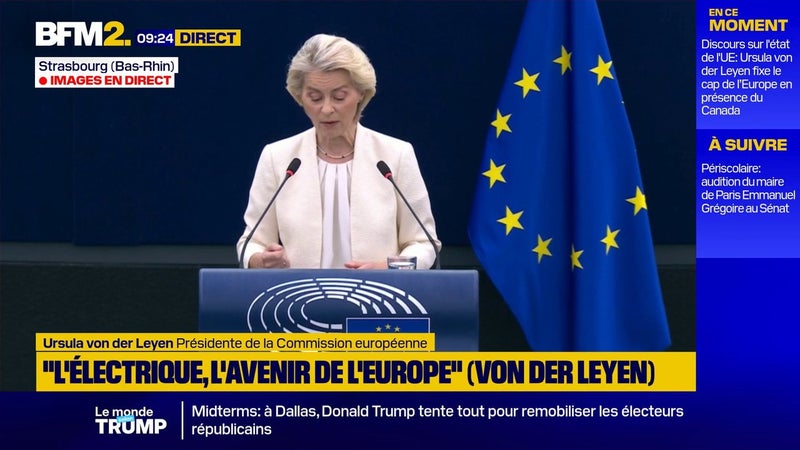 L'UE utilisera "tous les outils" pour "rééquilibrer" la relation avec la Chine, assure Ursula von der Leyen