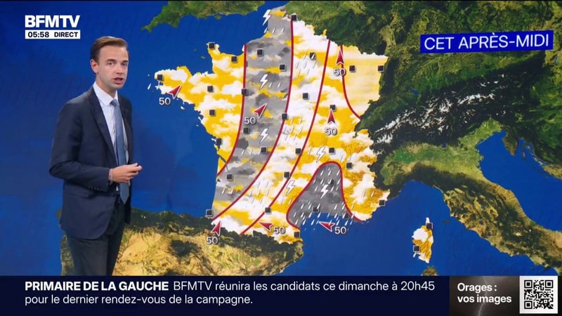 Des pluies diluviennes s'installent sur les Cévennes ce mercredi