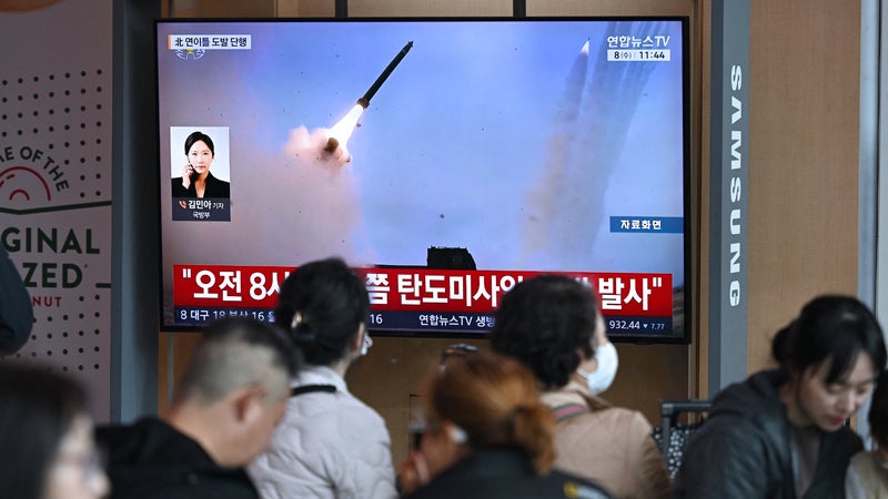 La Corée du Nord tire un projectile non identifié vers la mer du Japon
