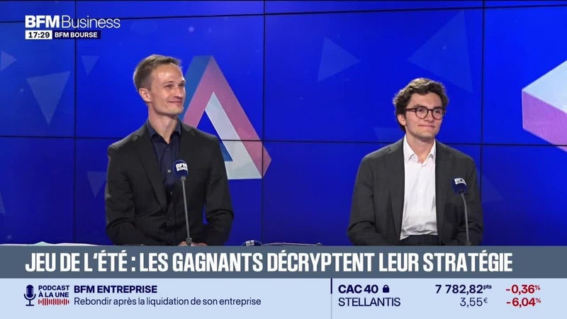 BFM Stratégie (Cours n° 380) : Jeu de l'été, les gagnants décryptent leur stratégie - 24/10