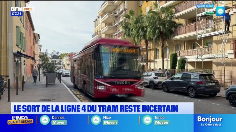 Ligne 4 du tramway : le projet remis en question, Saint-Laurent-du-Var défend son maintien