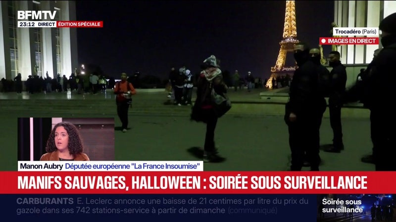 Violences en marge des manifestations du 31 octobre: "Ce sont des opportunistes violents qui n'ont rien à voir avec les revendications politiques portées", martèle Manon Aubry, eurodéputée "La France Insoumise"