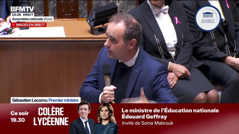Attentat raciste dans les Yvelines: Sébastien Lecornu dénonce le "recel politicien" après que des députés de gauche ont quitté l'Assemblée lors d'une prise de parole du RN