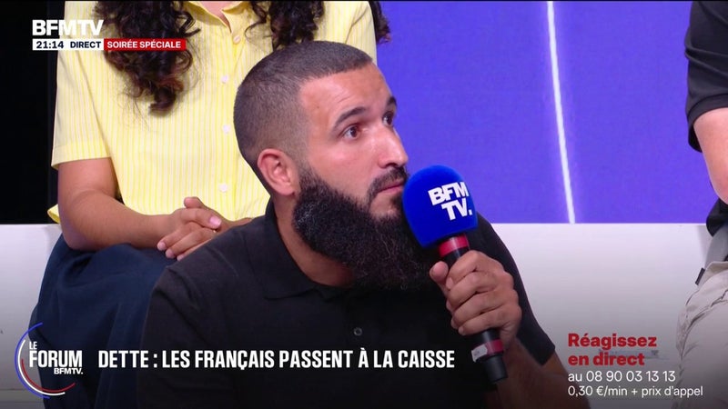 FORUM BFMTV - Dette: "Il faut geler une partie de la dette", propose Kévin, concierge