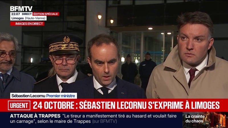 Mairie de Limoges incendiée le 17 octobre: "Les faits sont particulièrement graves", déclare Sébastien Lecornu, dans la Haute-Vienne