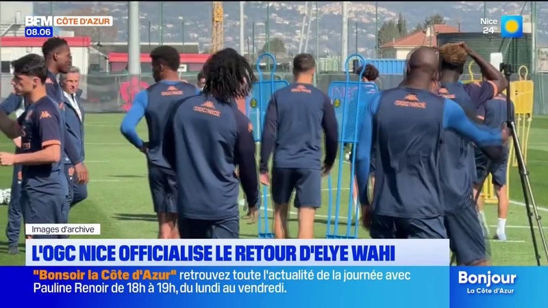 L'OGC Nice officialise le retour de son buteur Elye Wahi