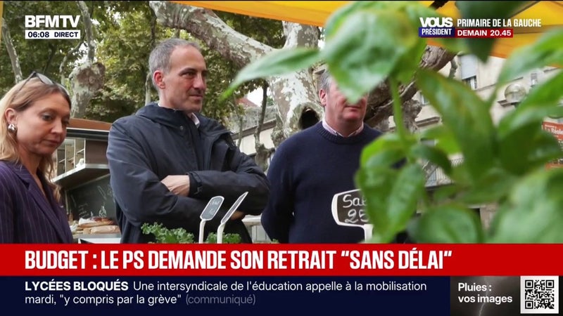 Les socialistes appellent Sébastien Lecornu à modifier "sans délai" son projet de budget