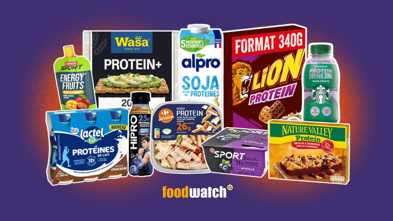 "Bourrés d'additifs controversés": les produits protéinés ont la cote, mais ne sont pas si sains selon foodwatch
