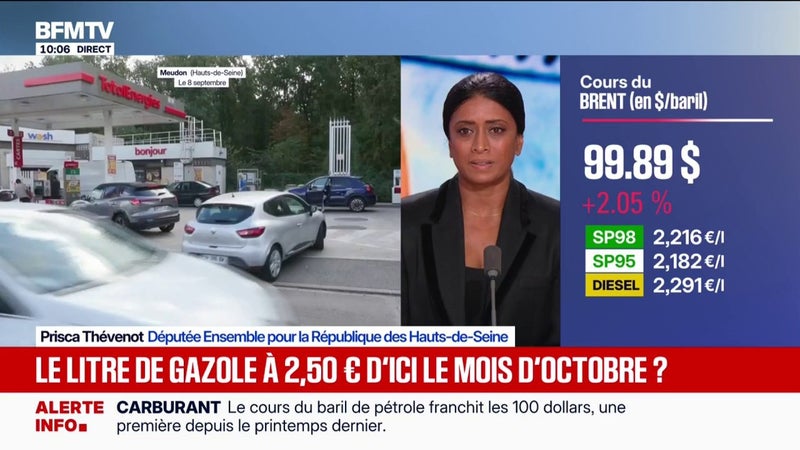 Carburants: "Si ces aides sont prolongées, elles doivent être simplifiées", estime Prisca Thevenot, députée Ensemble pour la République