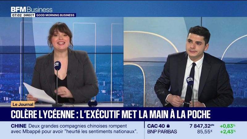 Colère lycéenne : l'exécutif met la main à la poche