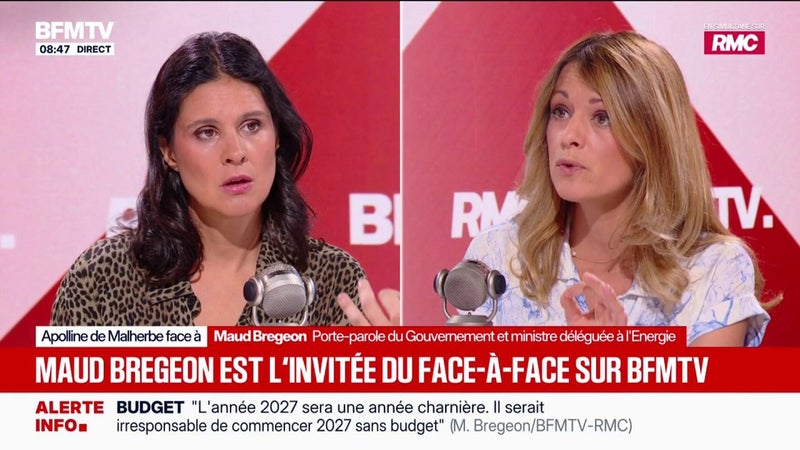 Élection présidentielle 2027: Dans notre famille politique, il n'y a pas match. Édouard Philippe est le seul à pouvoir se qualifier au second tour, estime Maud Bregeon