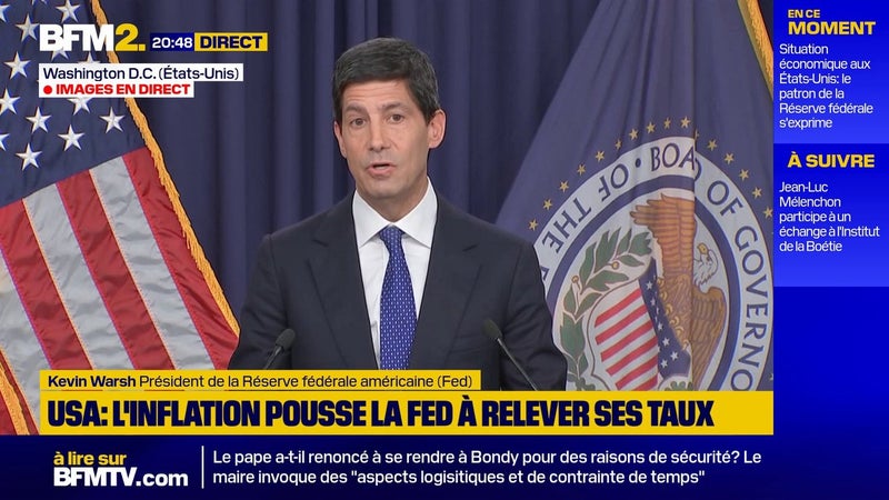 Hausse des taux aux États-Unis: "C'était notre décision", dit le président de la Fed refusant de commenter toute discussion avec Donald Trump