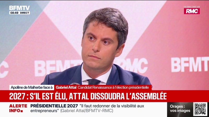 Je ne l'ai pas vu sombrer: Gabriel Attal évoque la consommation de drogue de son ancien conseiller en communication Louis Jublin
