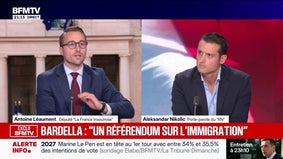 Référendum sur l'immigration proposé par le RN: "Aujourd'hui, la nationalité française est galvaudée", estime Aleksandar Nikolic, porte-parole du parti