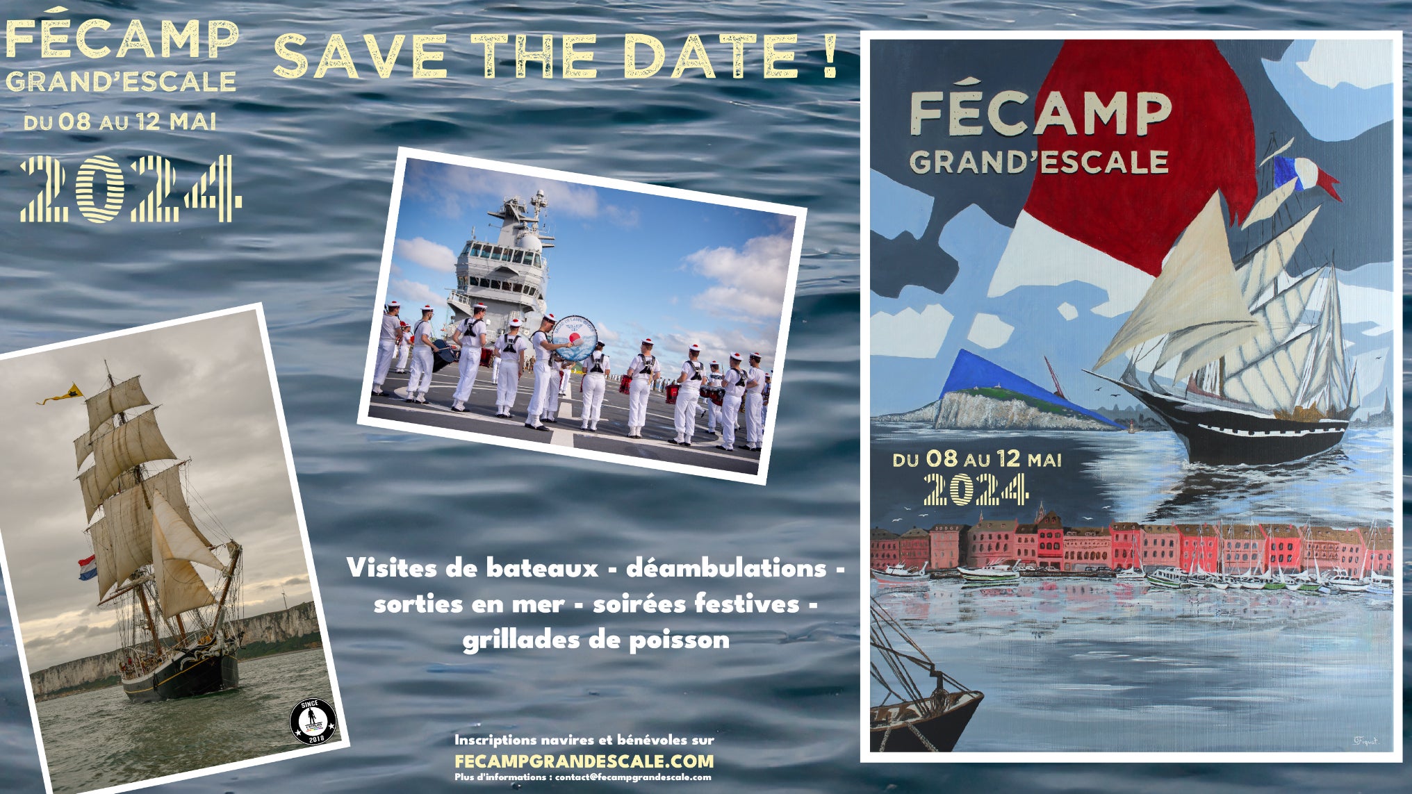 A gagner : à l'occasion de Fécamp Grand'Escale, tentez de remporter une sortie en mer à…