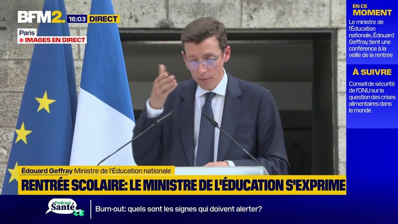 Canicule: le ministre de l'Éducation nationale promet un "plan de gestion des vagues de chaleur densifié" dès le mois de mars prochain